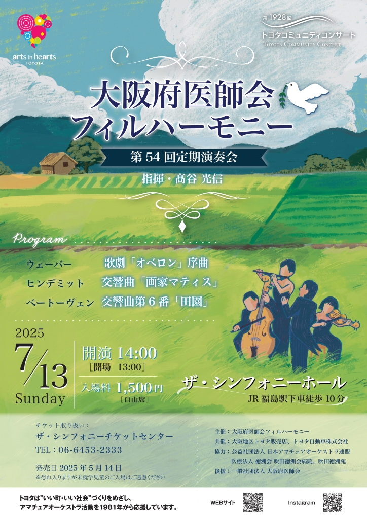 大阪府医師会フィルハーモニー 第54回定期演奏会
